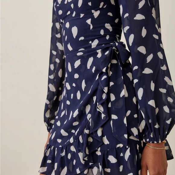Reformation Cammi dress color splatter size 2 - Picture 3 of 6